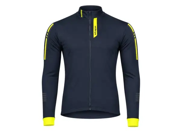 Etape Tonale Herren-Trikot Langarm Petrolfarben
