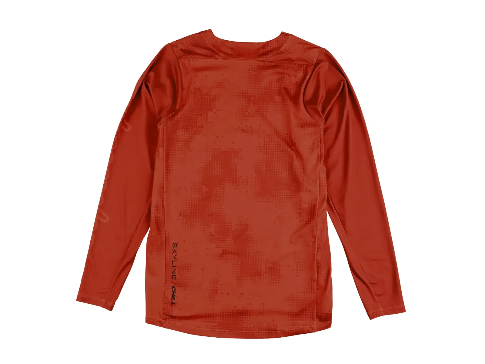Troy Lee Designs Skyline Chill Herren Langarmtrikot Scattered Fire Orange
