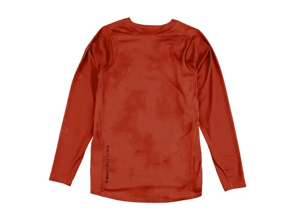 Troy Lee Designs Skyline Chill Herren Langarmtrikot Scattered Fire Orange