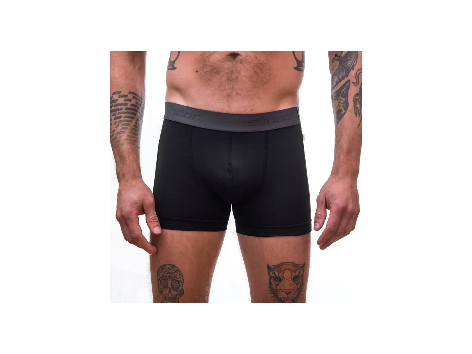 Sensor Coolmax Tech 3-pack Herrenunterwäsche schwarz/saphir