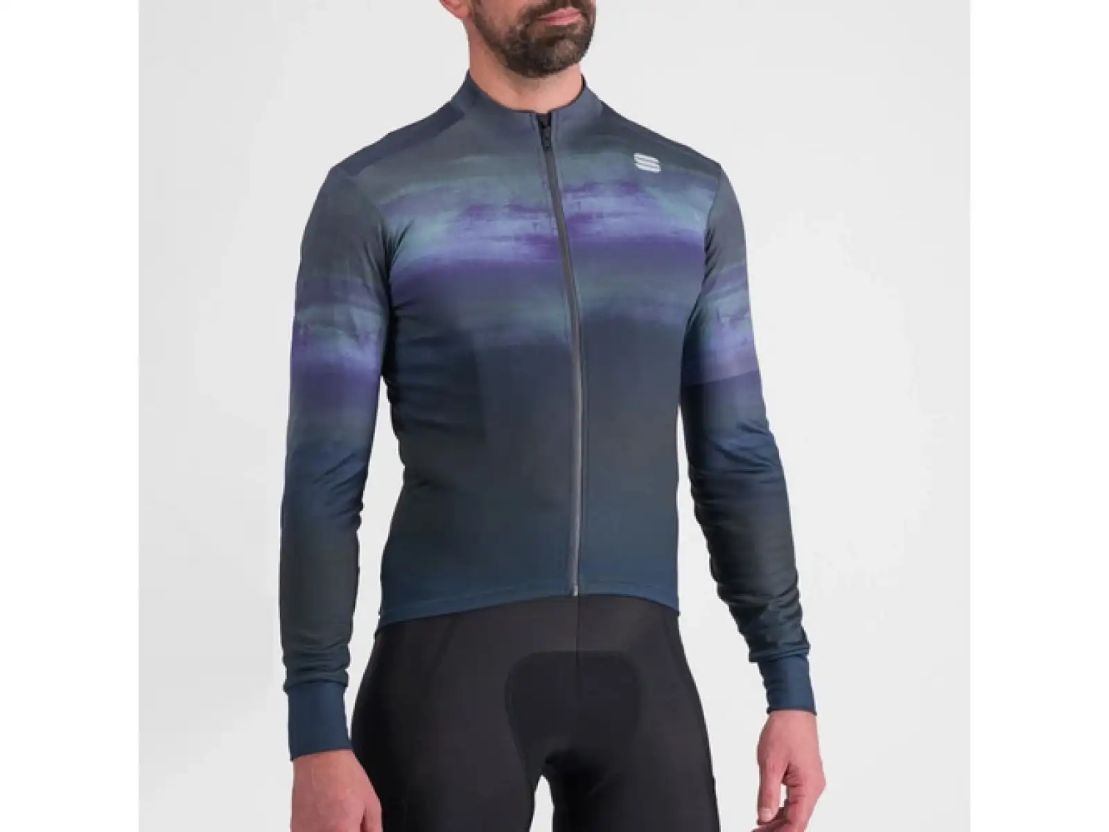 Sportful Flow Supergiara Thermal Herrentrikot Langarm Galaxy Blue/Black