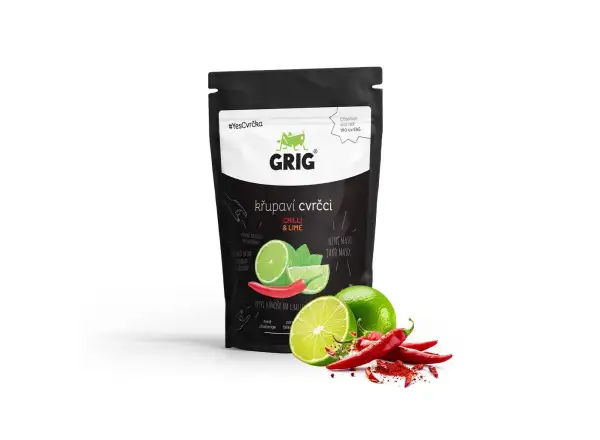 Grig knusprige Heuschrecken Chilli & Limette 20 g