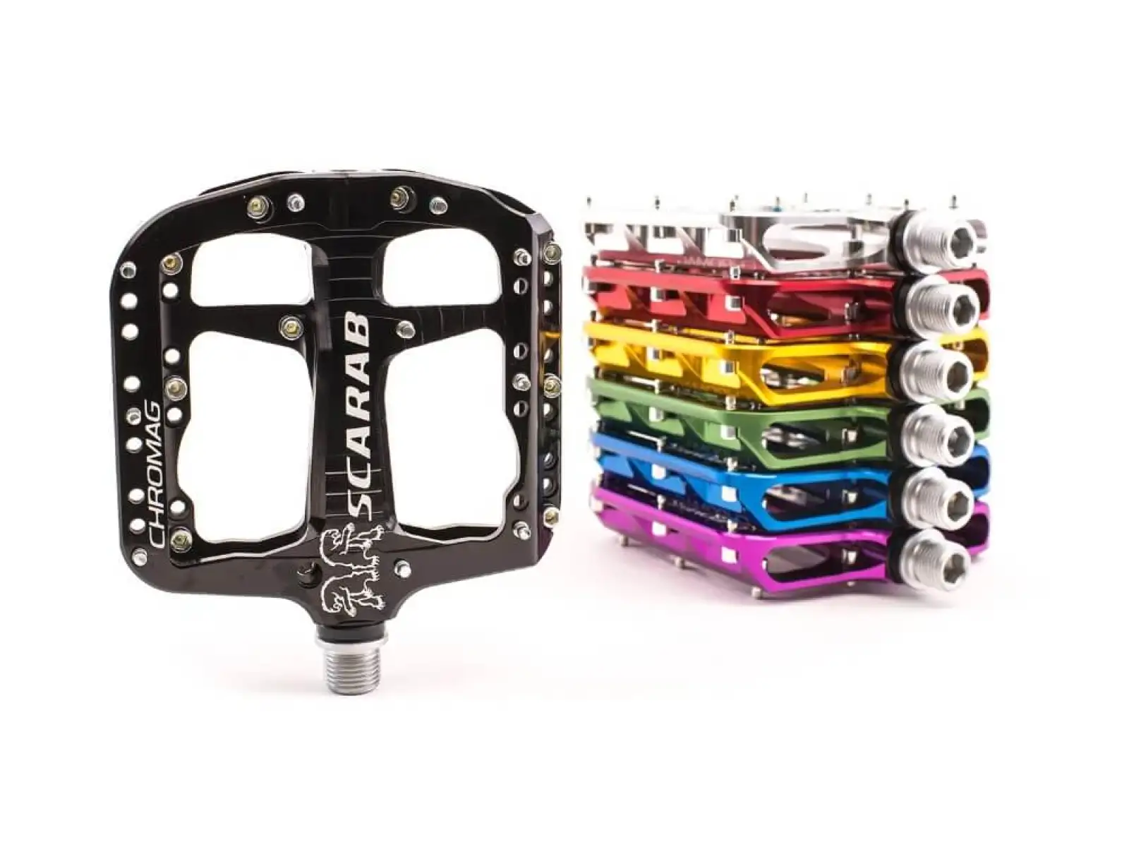 Chromag Scarab Plattformpedale Rot