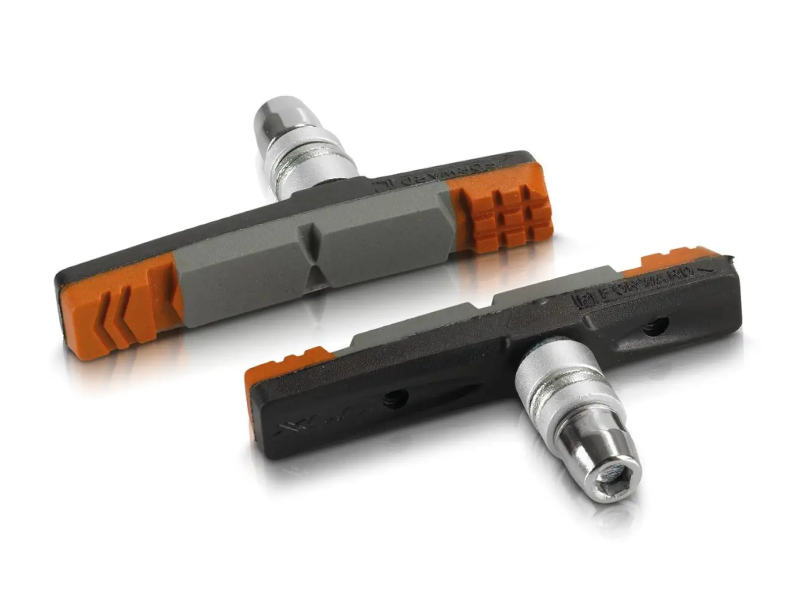 XLC BS-V09 Pedale orange/grau/schwarz 4 Stück
