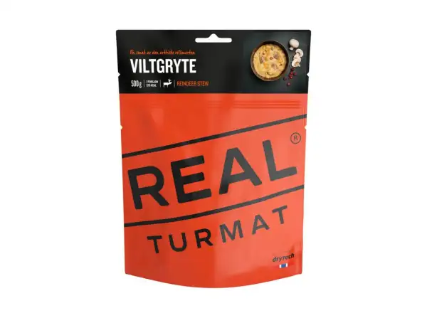Real Turmat dehydriertes Mahlzeit Rentierfleisch mit Preiselbeeren und Kartoffeln