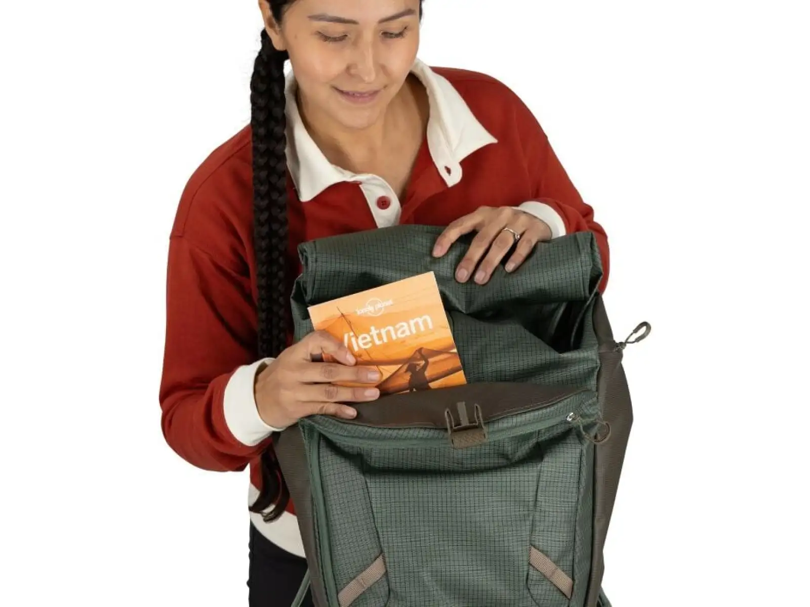 Osprey Transporter Roll Top Rucksack Raven Black
