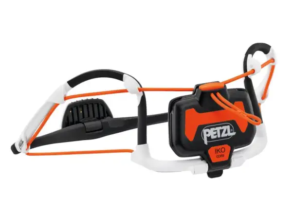 Petzl IKO Core wiederaufladbare Stirnlampe Schwarz