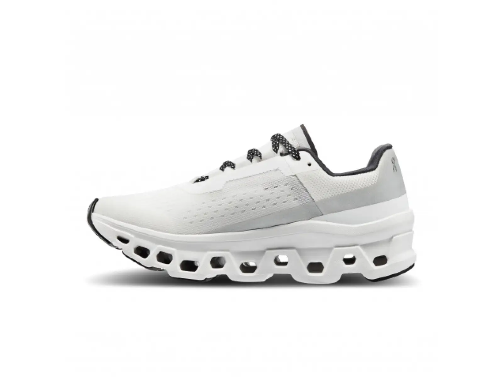 On Cloudmonster Herren-Laufschuhe Undyed White/White