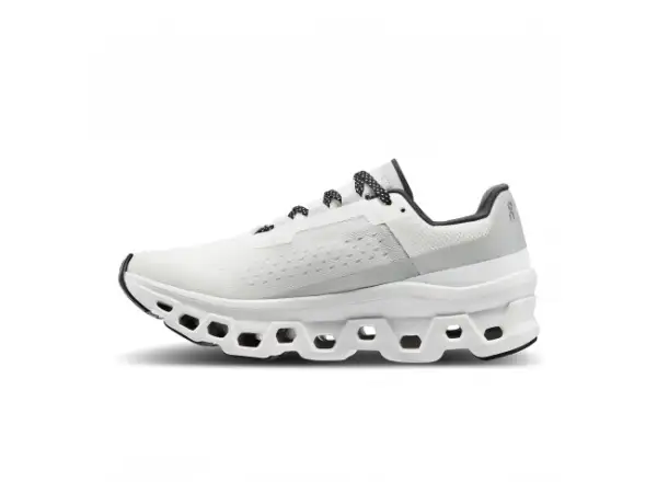 On Cloudmonster Herren-Laufschuhe Undyed White/White
