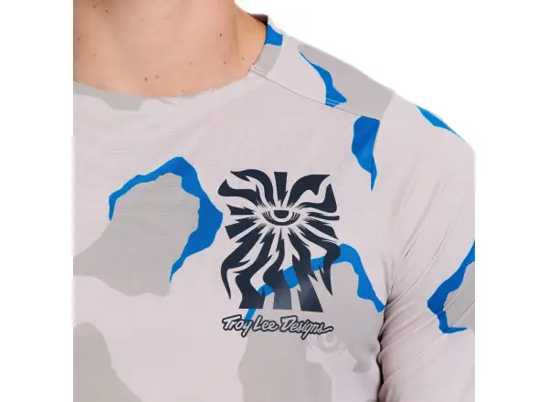 Troy Lee Designs Skyline Pro Herren-Trikot langärmlig Flow Camo Pumice