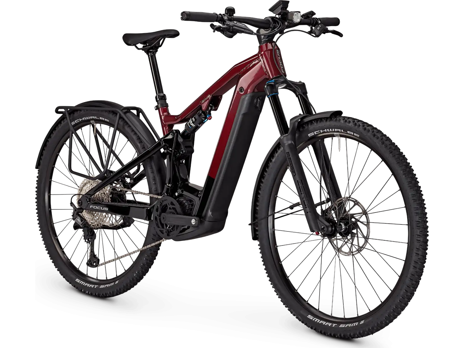 Elektrofahrrad Focus Thron2 6.8 EQP 750Wh mahagonirot/schwarz