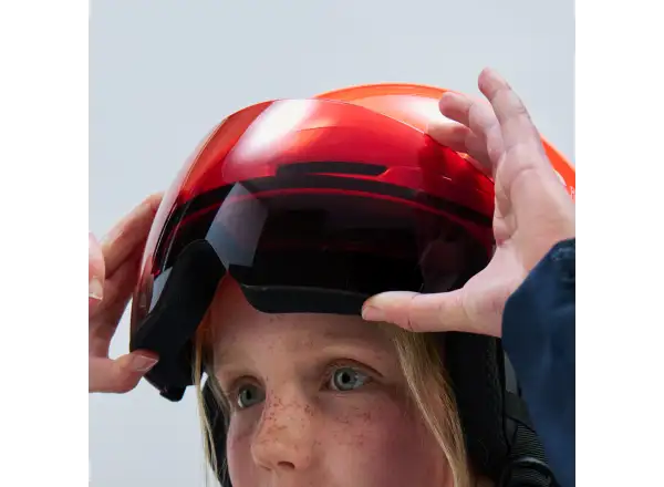 POC POCito Obex Visor Kinder Skihelm Fluoreszierendes Orange