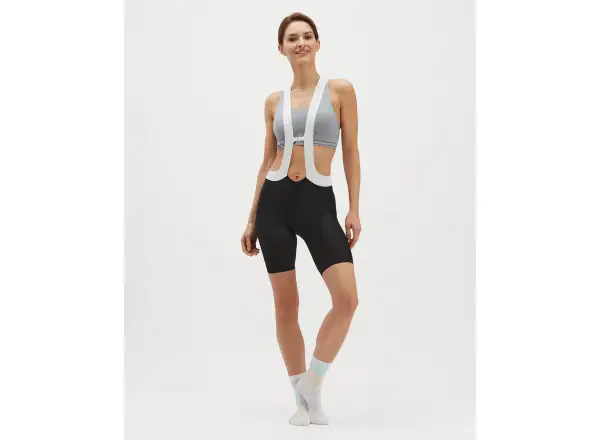 Silvini Santerno Damen-Shorts mit Trägern und Einsatz Black/White
