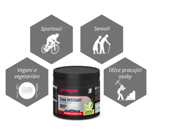 Sponser EAA Instant – 300 g – Green Apple