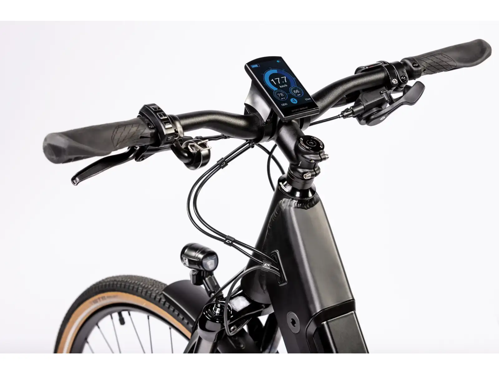 Rock Machine Crossride INT e450 Touring Elektrofahrrad Matte Black/Grey