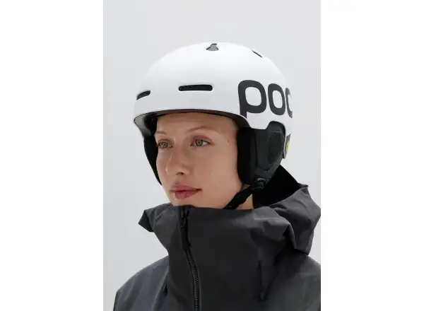POC Auric Cut BC MIPS Skihelm Hydrogen White Matt