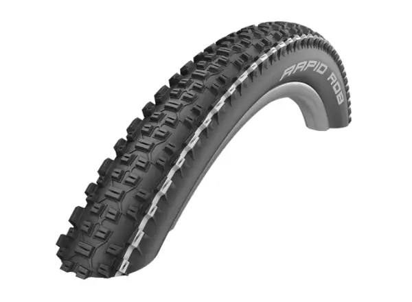 Schwalbe Rapid Rob KevlarGuard 29x2,25" MTB Reifen Draht white stripes