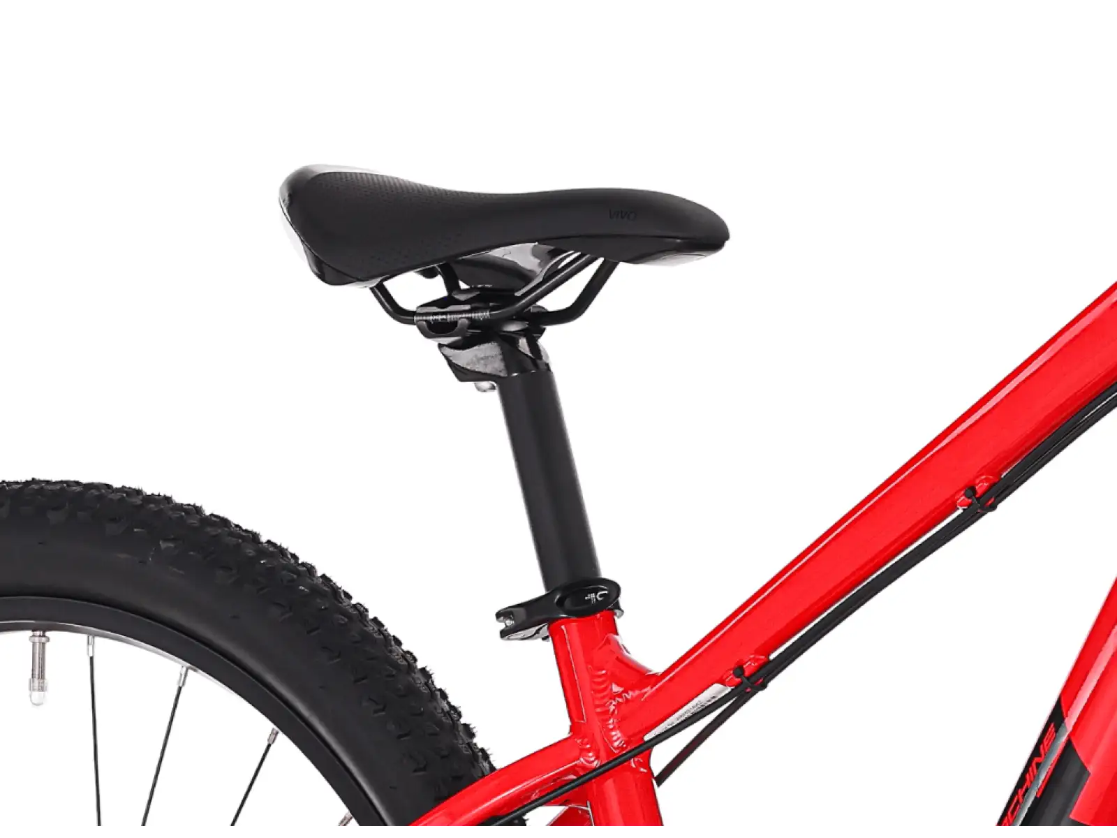 Rock Machine RIFF Tr 27 Kinderfahrrad Gloss Fire Red