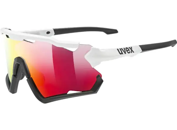 Uvex Sportstyle 228 Brille White Black / Mirror Red UNI