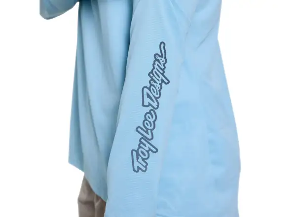 Troy Lee Designs Lilium Pro Damen-Trikot mit langen Ärmeln Dawn Blue