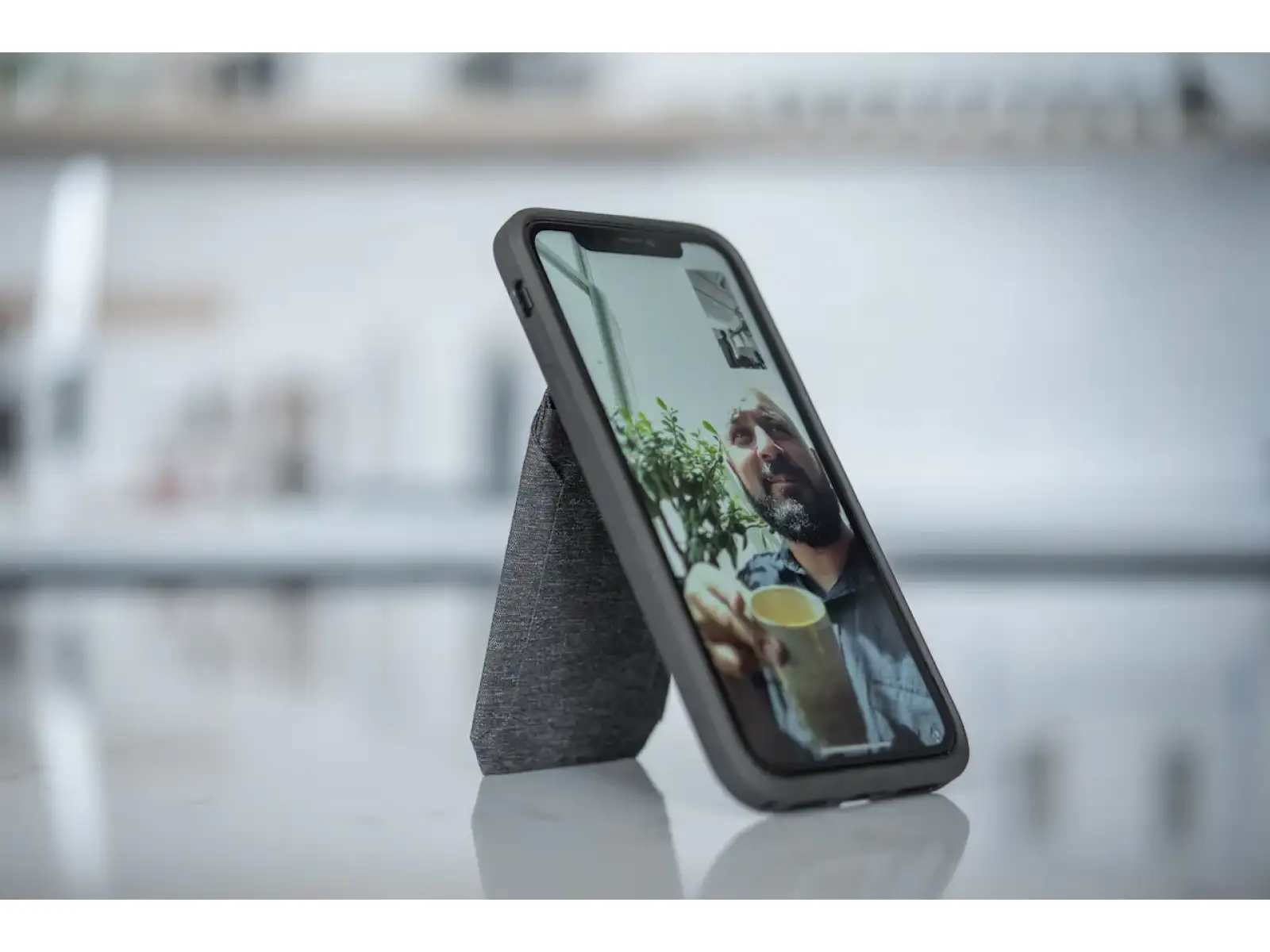 Peak Design Wallet Stand magnetische Brieftasche für Handy Redwood