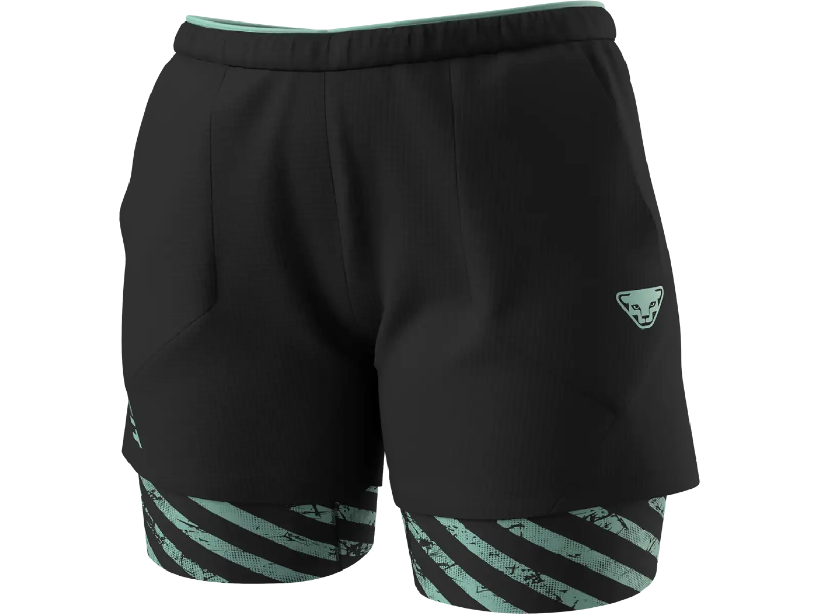 Dynafit Trail 2v1 Damen-Laufshorts Black Out