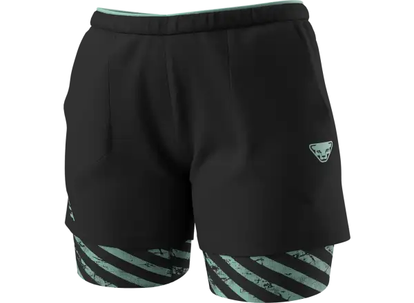 Dynafit Trail 2v1 Damen-Laufshorts Black Out
