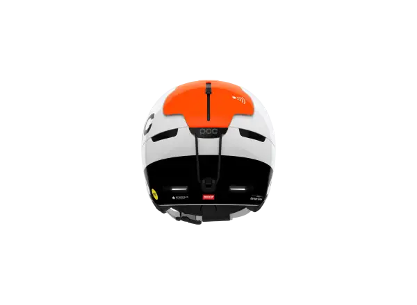 POC Obex Connect Skihelm Hydrogen White/Fluorescent Orange AVIP