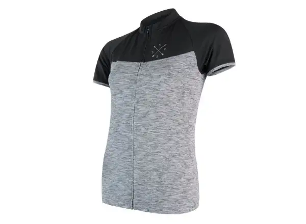 Sensor Cyklo Motion Damen-Trikot Kurzarm grau/schwarz