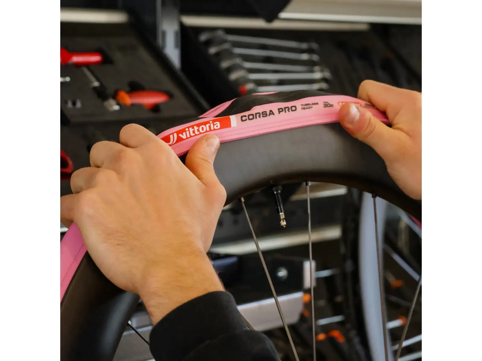 Vittoria Corsa Pro Pink TLR G2.0 28-622 Rennreifen Kevlar
