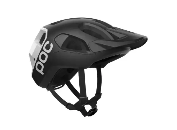 POC Cularis Helm Uranium Black Matt/Hydrogen White/Logo