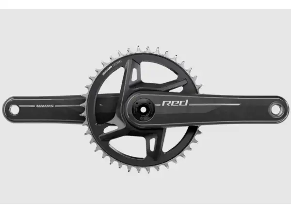 Sram Red 1 E1 XPLR DUB Wide Schotterkurbeln mit 42-Zahn-Kettenblatt.