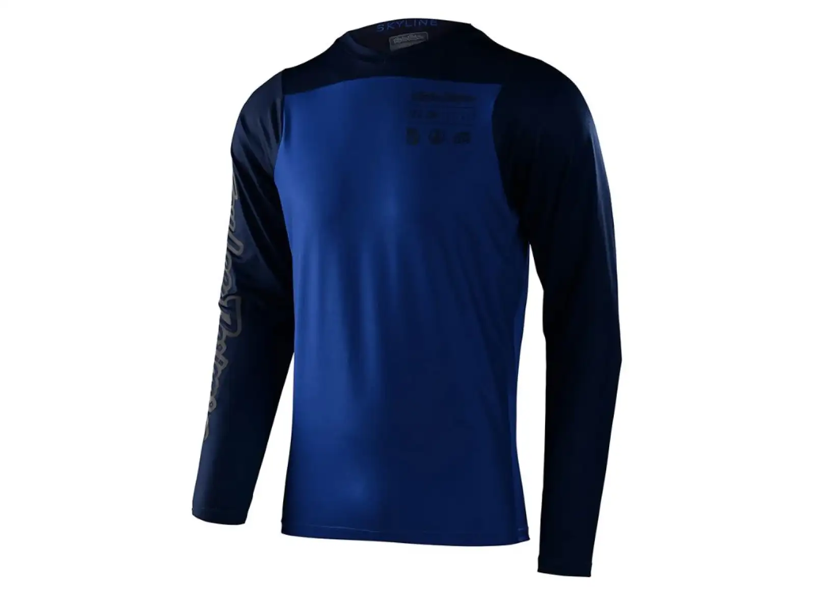 Troy Lee Designs Skyline Chill Herren Langarmshirt Mono True Blue