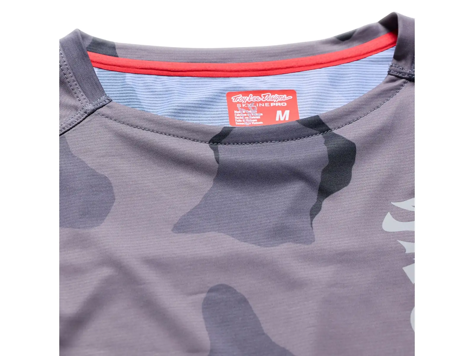 Troy Lee Designs Skyline Pro Herrentrikot Langarm Flow Camo Carbon