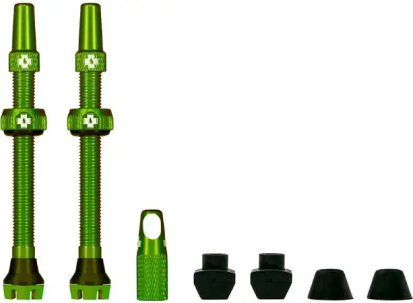 Muc-Off Tubeless Presta Ventil KIT V2, 2 Stück, grün