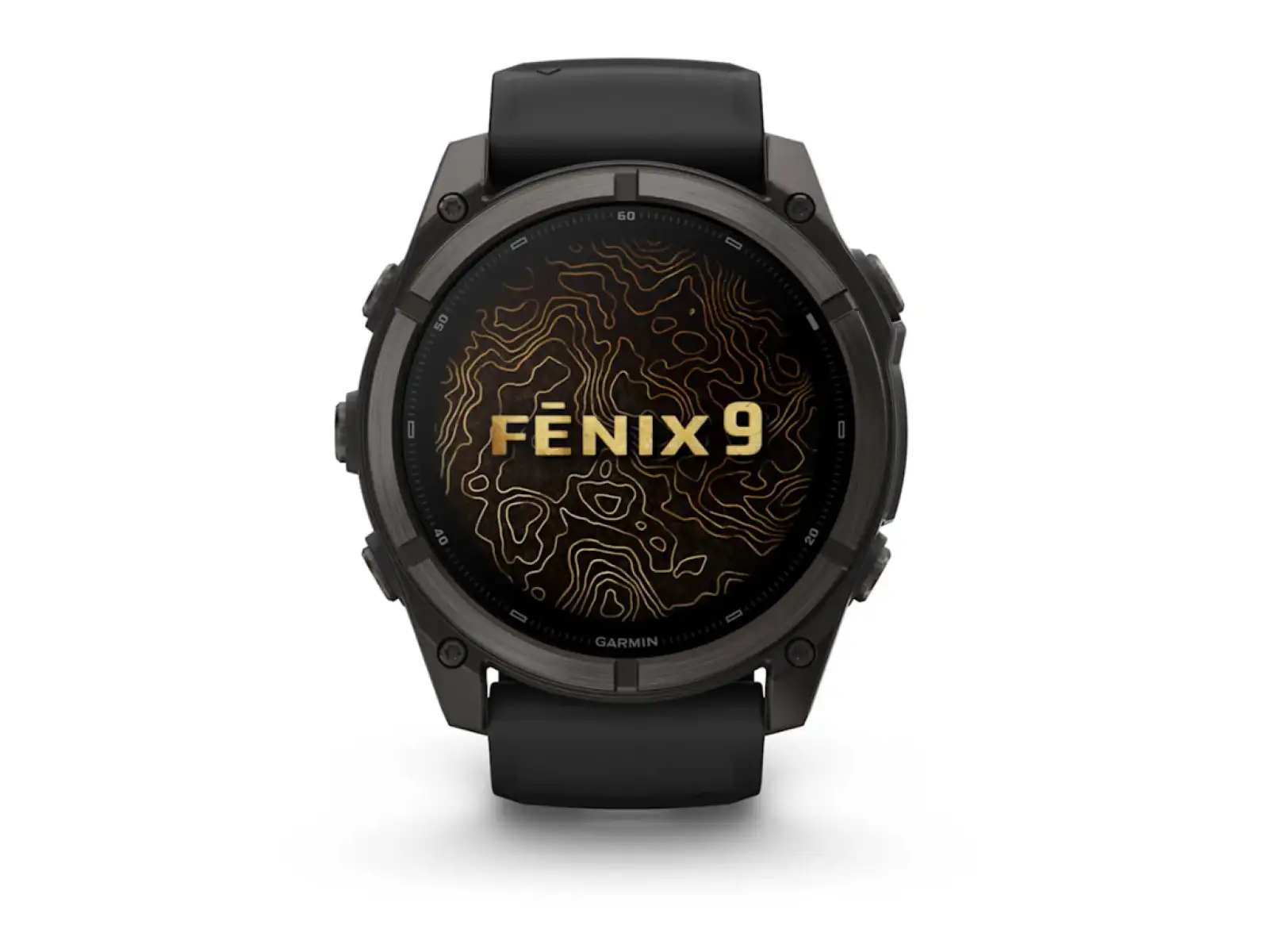 Garmin Fénix 9–51 mm Smartwatch Carbon gray DLC Titanium/Black