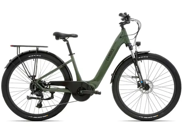 CANULL City 2 720 Wh Tiefeinsteiger E-Bike forest green