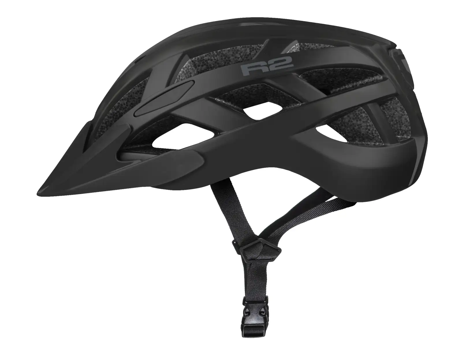 R2 Lumen Fahrradhelm schwarz matt