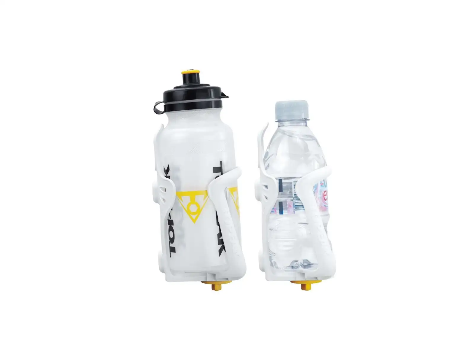 Topeak Modula Cage EX einstellbarer Flaschenhalter aus weißem Kunststoff
