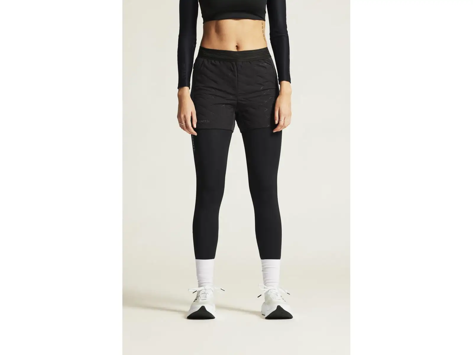Craft ADV SubZ Damen Laufshorts Schwarz