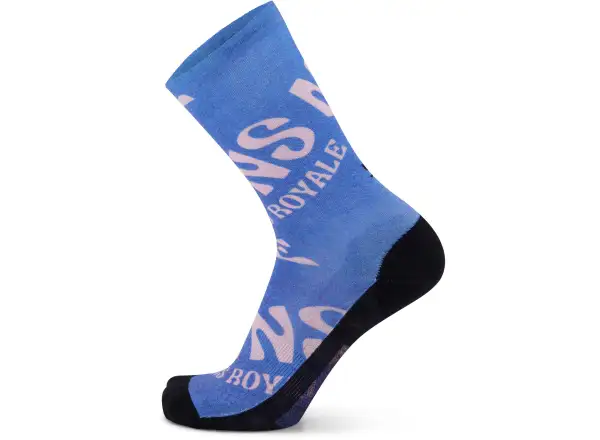 Mons Royale Atlas Crew Digital Socken Blau Trippy