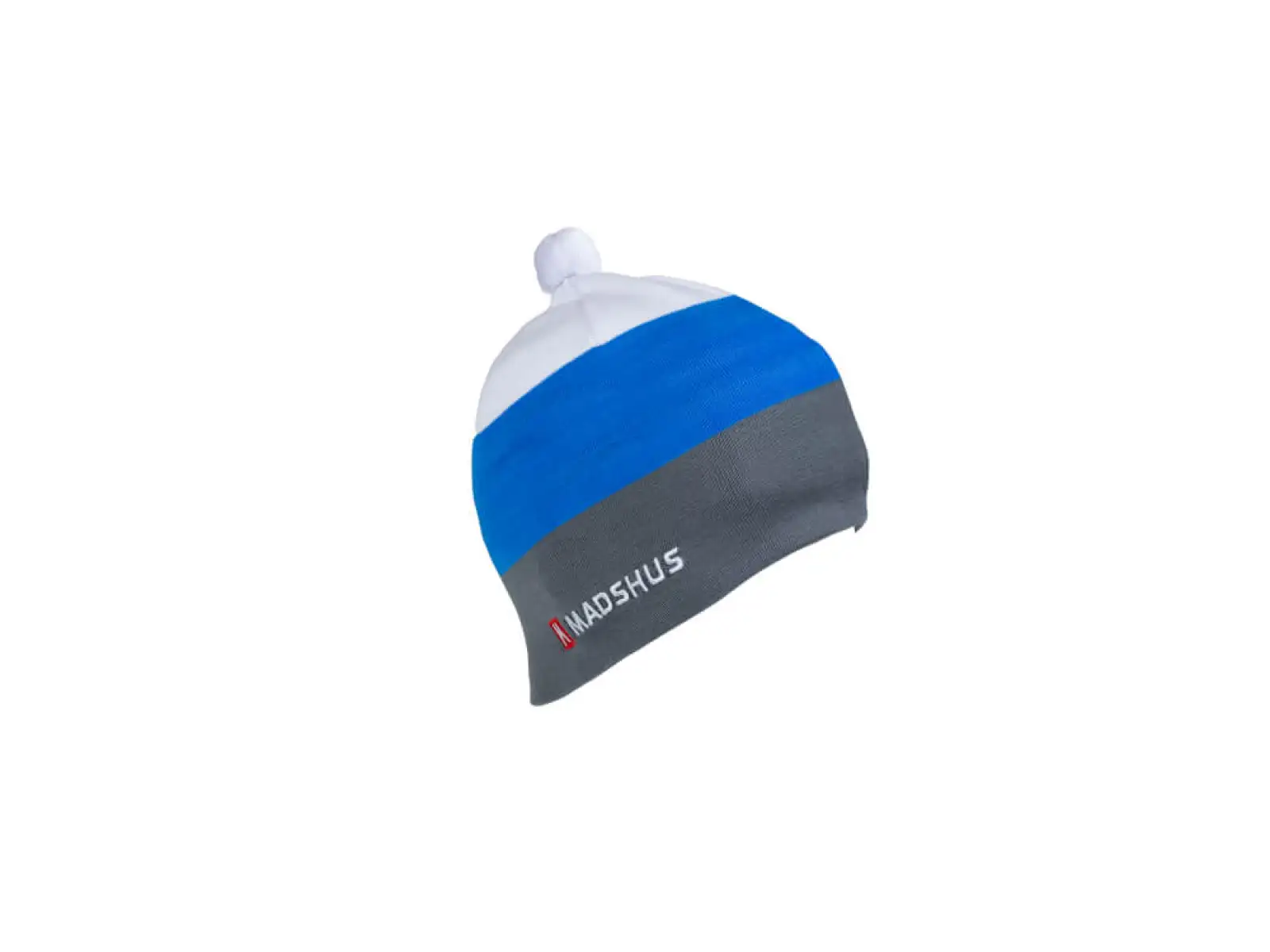 Madshus Active Mütze Weiß/Blau/Grau