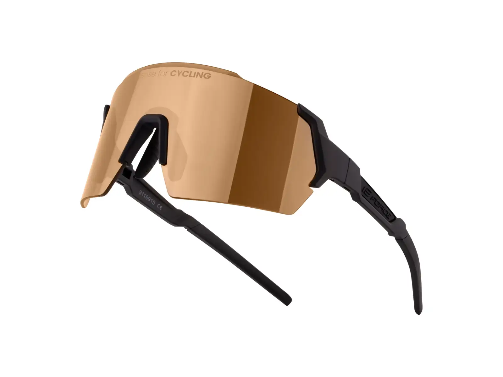 Force Electra Brille schwarz/braune verspiegelte Gläser