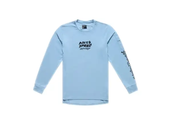 Troy Lee Designs Ruckus Ride Herren Langarmtrikot Waves Dawn Blue