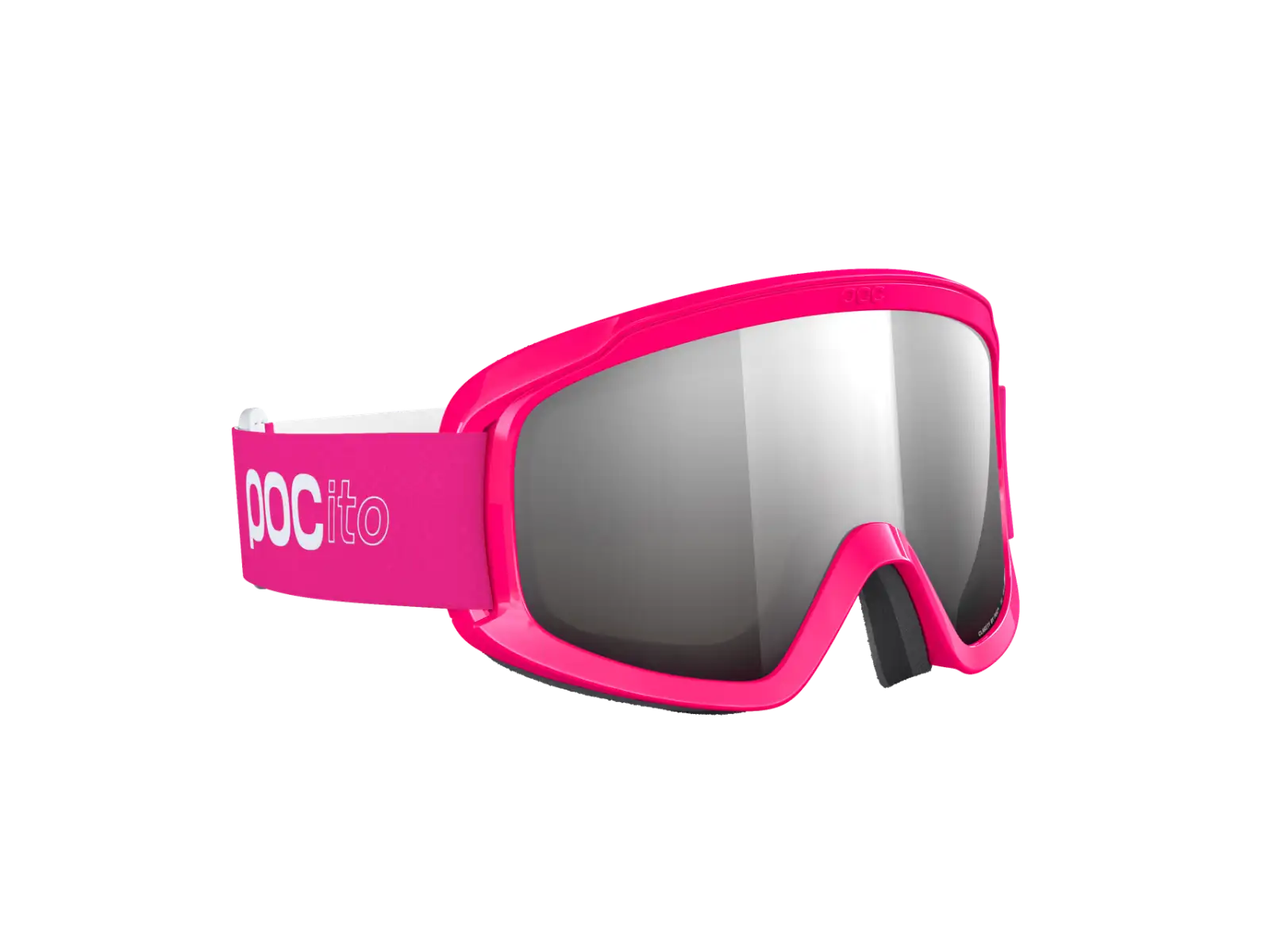 POC POCito Opsin Kinder-Skibrille Fluorescent Pink/Partly Sunny Silver