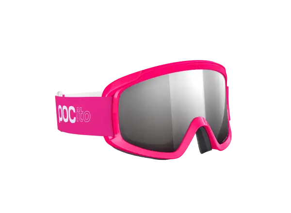POC POCito Opsin Kinder-Skibrille Fluorescent Pink/Partly Sunny Silver