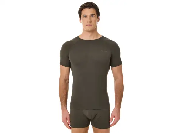Viking Lockness Herren-T-Shirt mit kurzen Ärmeln in Olive.