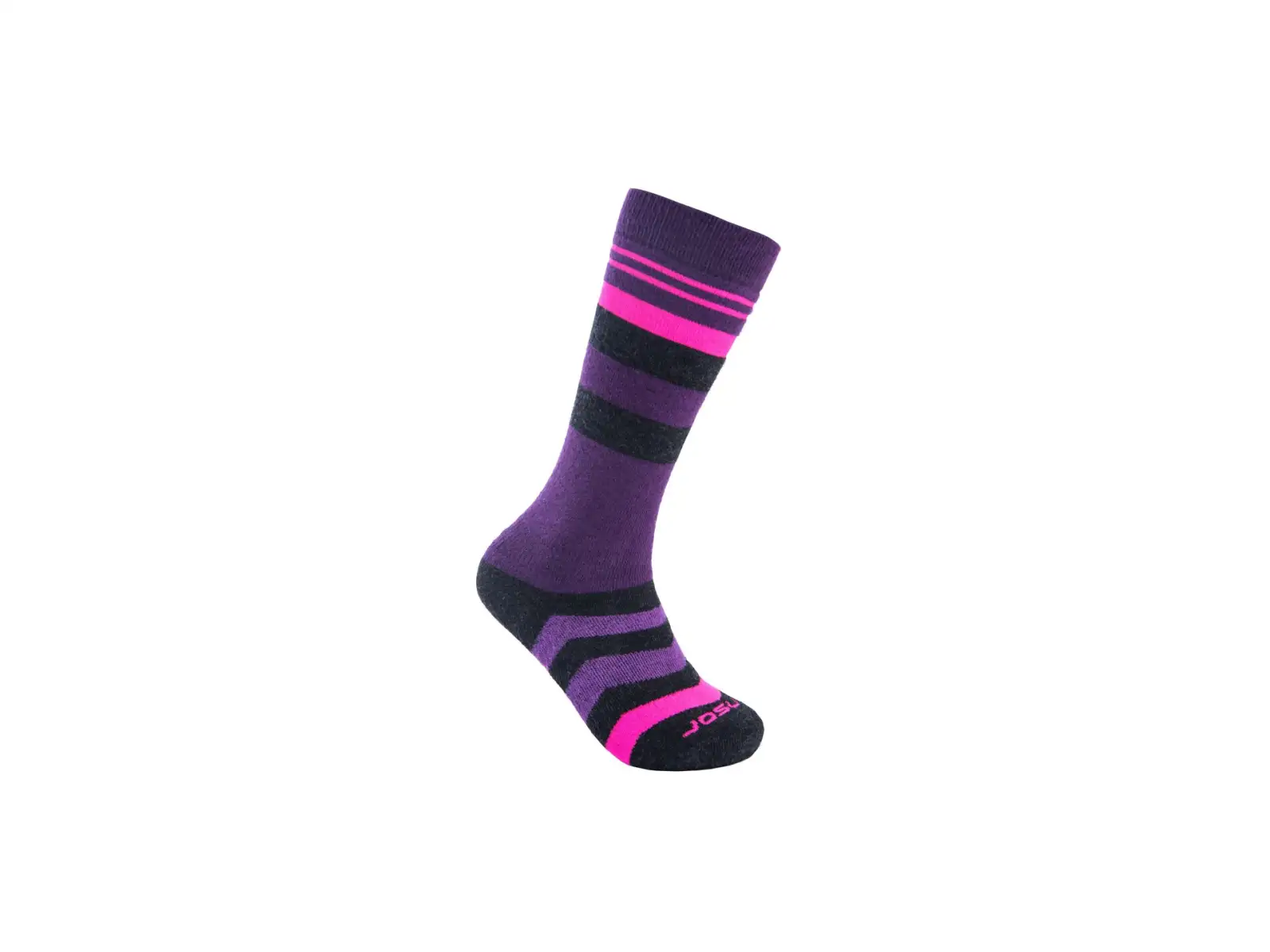 Sensor Slope Merino Kindersocken Schwarz/Rosa/Lila