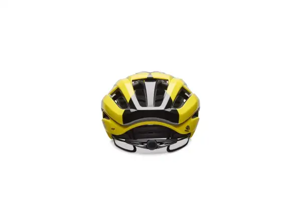 Giro Aries Spherical Helm Mattschwarz/Yellow Visma