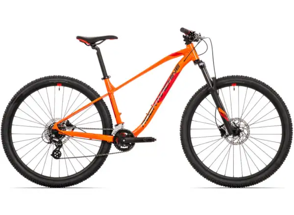Rock Machine Blizz 10-29 gloss neon orange/dark red/black Mountainbike